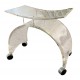 1970s Mid-Century Lucite Stool (On Casters)